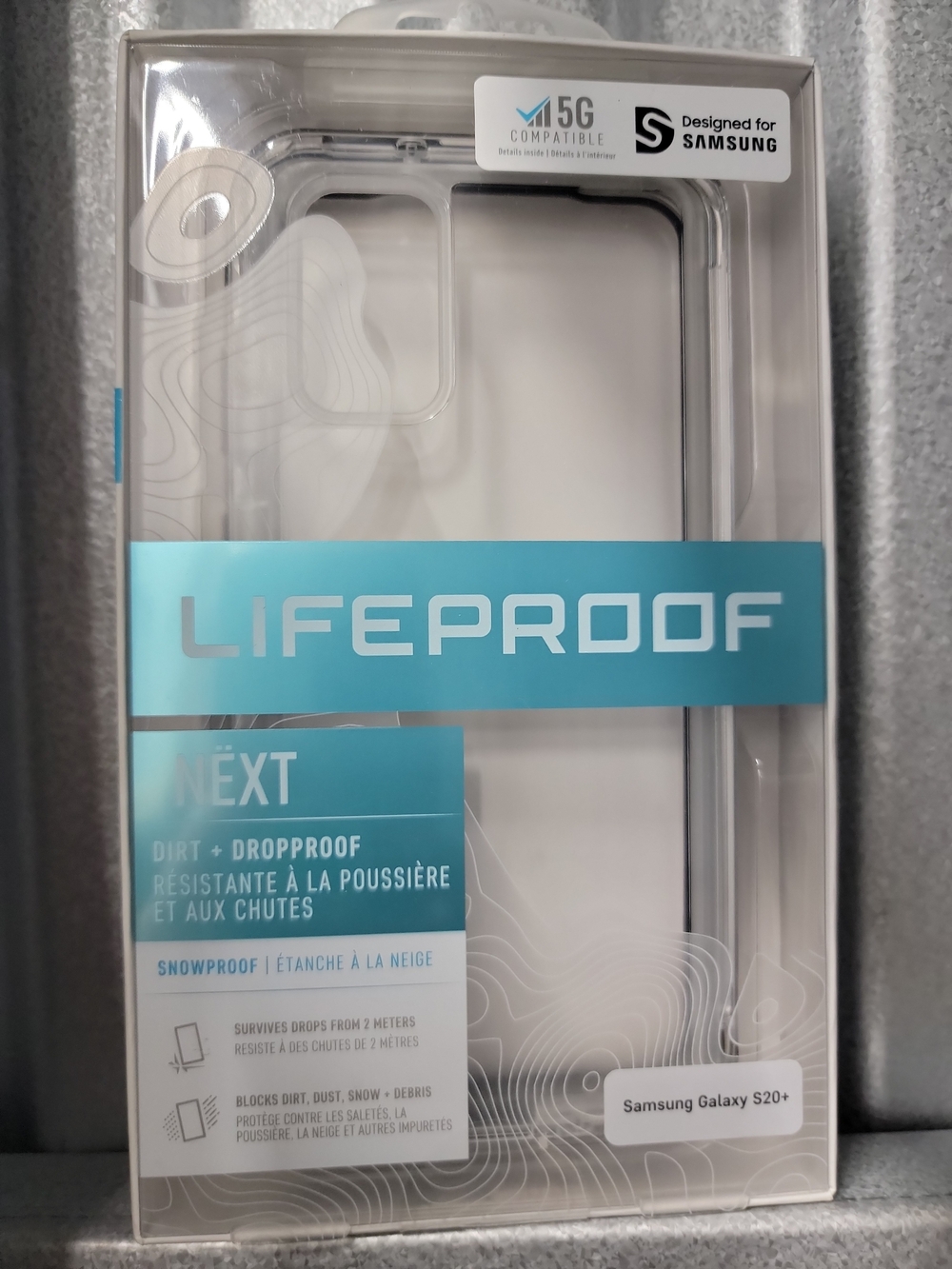 Lifeproof next Clear Protective Case for Samsung Galaxy S20+ - Transparent/Clear
